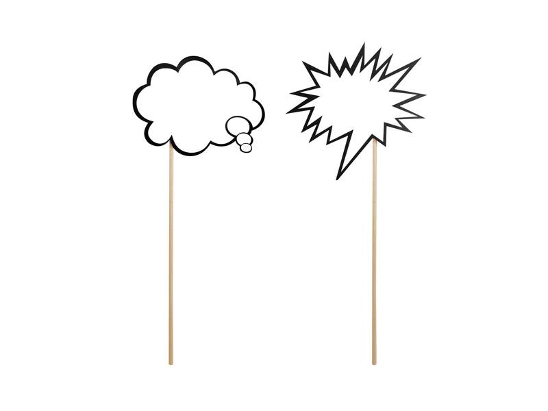 Party Deco Party Prop - Bulle sur un bâton ( 2 pieces )