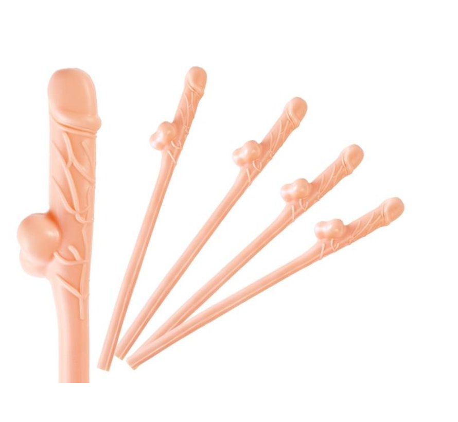 Straw Luxe Dick ( 10 pieces )  | Willy Straw