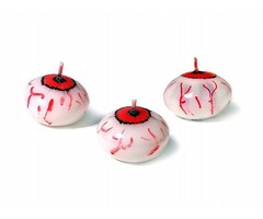 Party Deco Drijfkaars Oogbol, 4cm