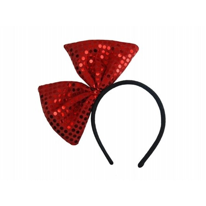Party Deco Headband with a Red bow