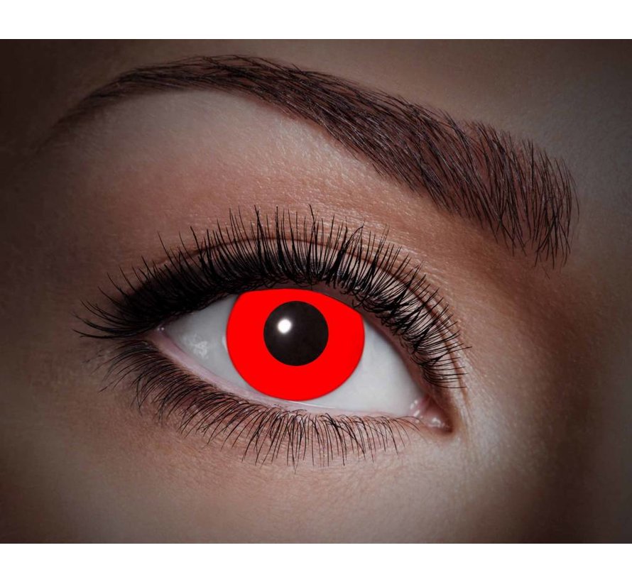 Color lenses Eyecatcher UV Flash Red