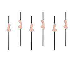 Party Deco Party Straw - Paille Zizi ( 6 pieces )