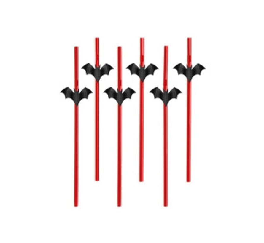 Party Straw  - Paille Chauve Souris( 6 pieces )