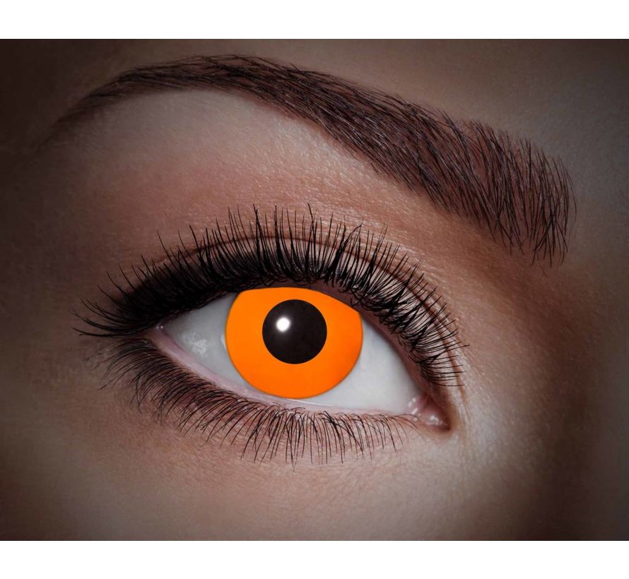 Color lenses Eyecatcher UV Flash Orange