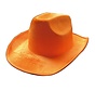 Hat Cowboy Neon Orange