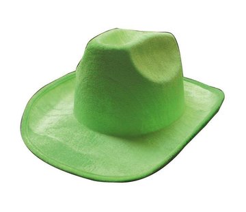 Partyline Chapeau de cowboy vert néon