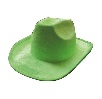 Partyline Chapeau de cowboy vert néon