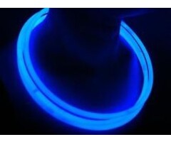 Breaklight.be 22" Colliers Lumineux Bleue