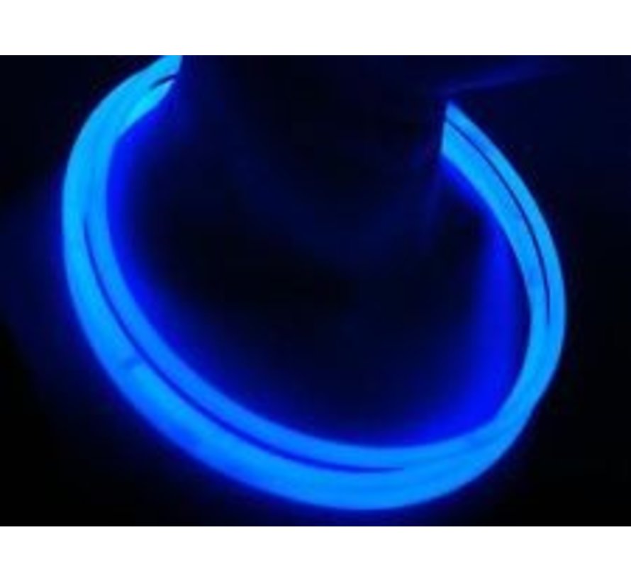 22" Glow Halskettingen Blauw