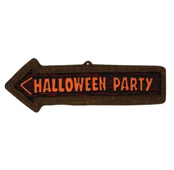 Partyline Deco Sign Arrow Halloween Party | Halloween decoration