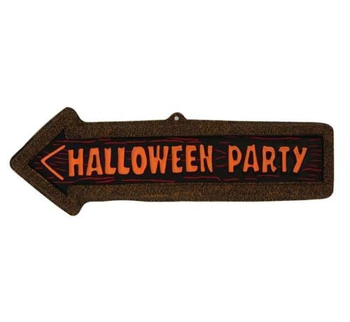 Partyline Deco Sign Arrow Halloween Party | Halloween decoration