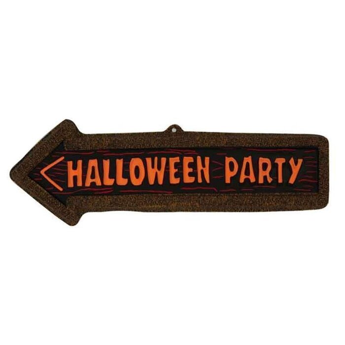 Partyline Deco bord Pijl Halloween Party | Halloween decoratie