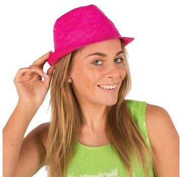 Partyline Funk Straw Hat Fuchsia | Hawai Hat