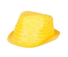 Partyline Chapeau Funk Paille Jaune | Chapeau Hawai