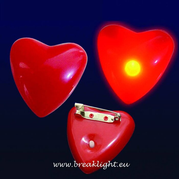 Breaklight.be Coeur clignotant Led