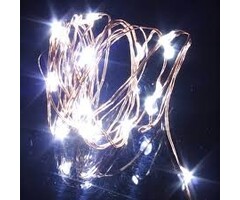 Breaklight.be HighBrite 40 Led Ketting 2 m op batterijen - Wit