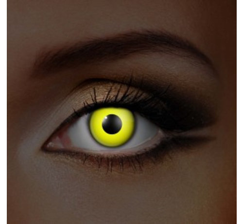 Eyecatcher UV lentilles de couleur Jaune | Lentilles Mensuelles