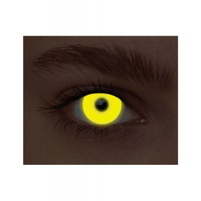 Eyecatcher UV Gele Kleurlenzen | Maandlenzen