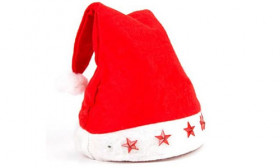 Partyline 12 x Bonnet Pere Noel+ 5e toile LED