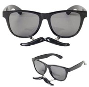 Partyline Lunette avec moustache Noir | Lunette Noir