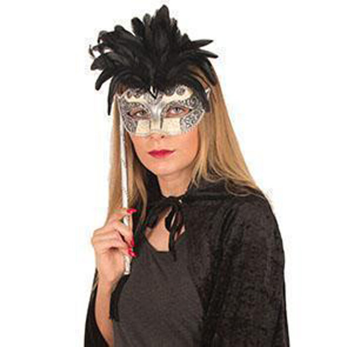 Partyline Venetian mask on stick