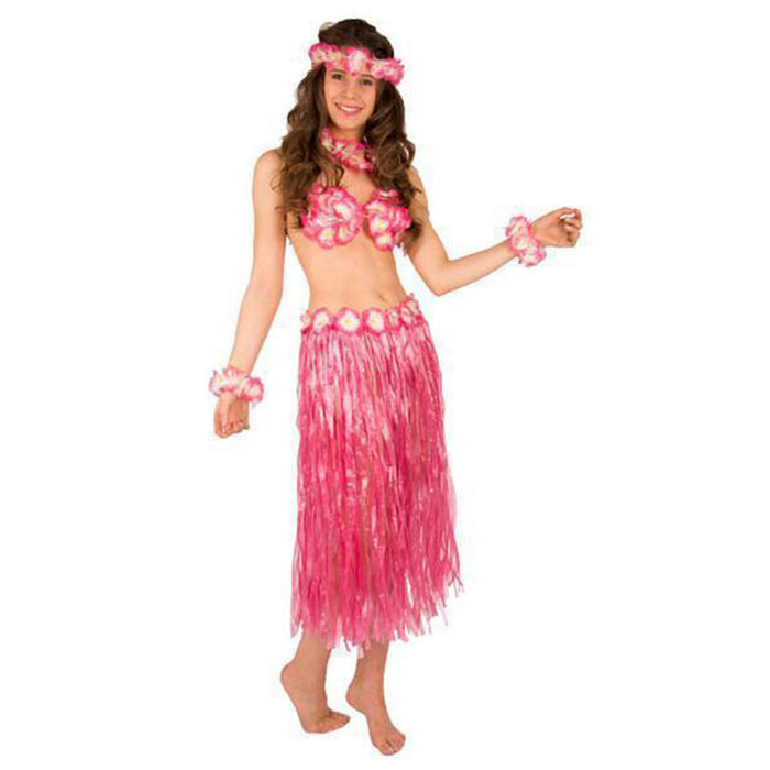 Partyline Hawaii set Roze ( 5- delig )