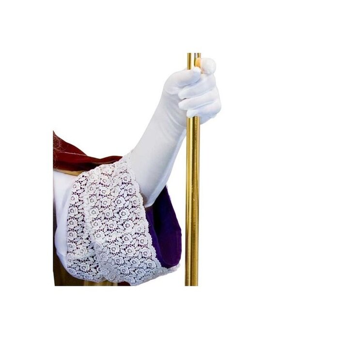 Partyline White Long Gloves Long 55 cm