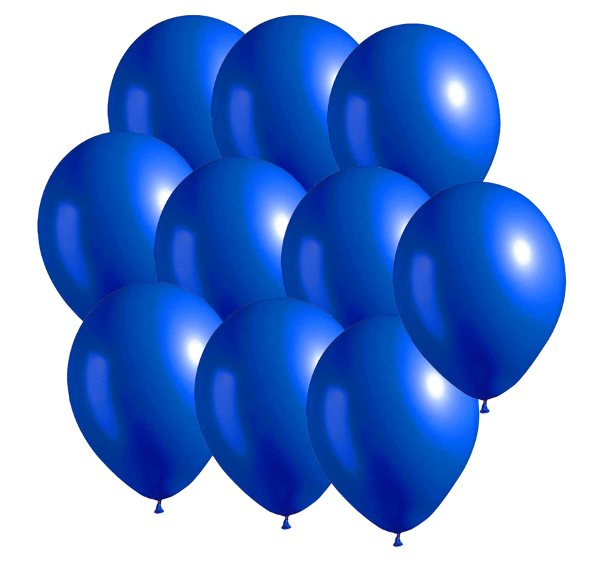 Ballons Bleu  - 12 pieces