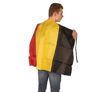 Partyline Cape Belgium - Cape de supporters noir-jaune-rouge