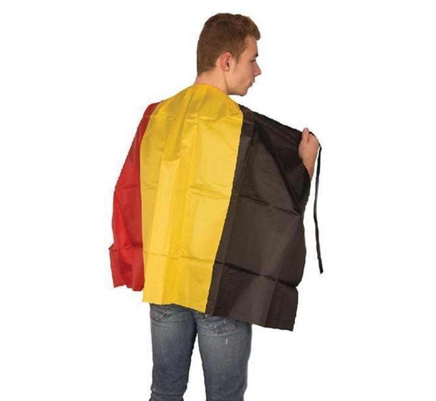 Cape Belgium - Cape de supporters noir-jaune-rouge