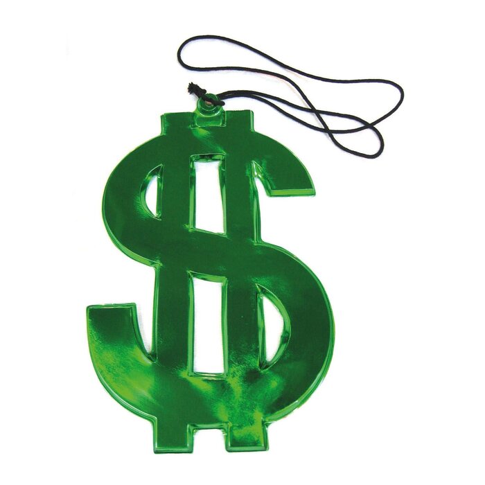 Funny Fashion Necklace dollar sign