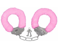 Partyline Plush Handcuffs Pink