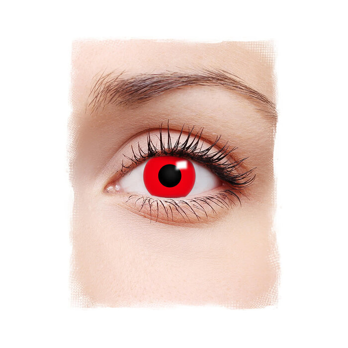 Zoelibat - Eyecatcher Red Devil | Lentilles hebdomadaires | Lentilles de contact