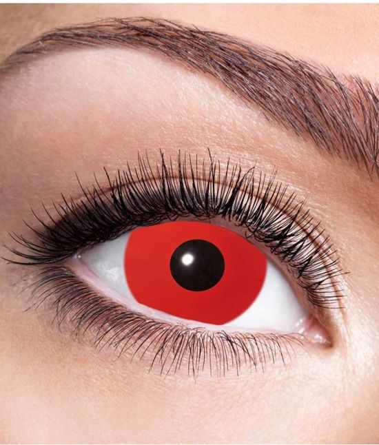 Zoelibat - Eyecatcher Red Devil | Lentilles hebdomadaires | Lentilles de contact