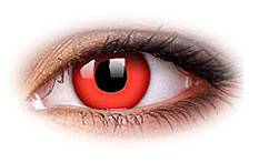 Zoelibat - Eyecatcher Red Devil | Lentilles hebdomadaires | Lentilles de contact