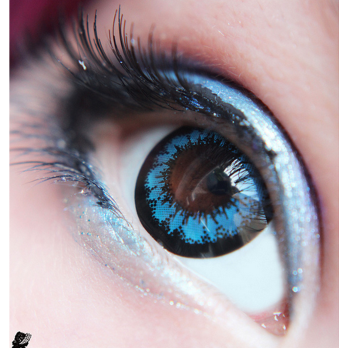 Zoelibat - Eyecatcher Angel | 3 month Blue color lenses | Contact lenses