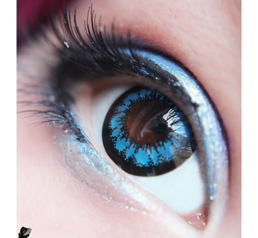 Angel | 3 mois lentilles de couleur bleue | Lentilles de contact