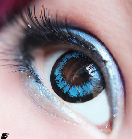 Zoelibat - Eyecatcher Angel | 3 mois lentilles de couleur bleue | Lentilles de contact
