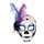 Day of dead mask woman with feather