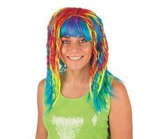 Partyline Rasta Pruik | Neon