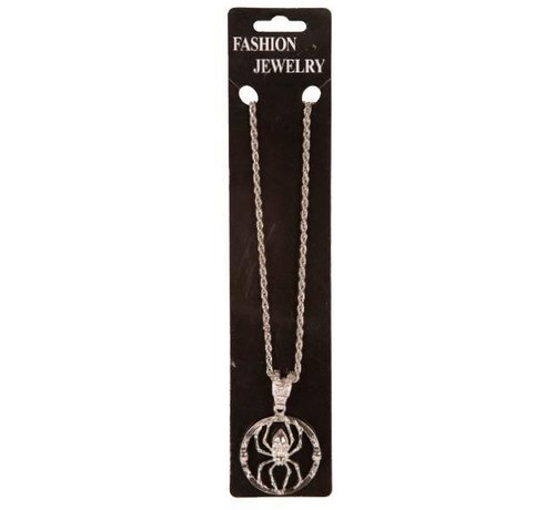 Partyline Horror Spider necklace