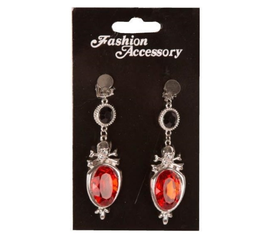 Boucles d'oreilles gothiques d'horreur