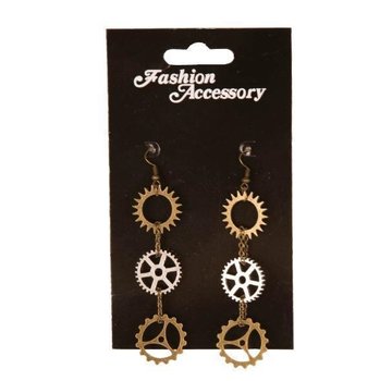 Partyline Boucles d'oreilles Steampunk