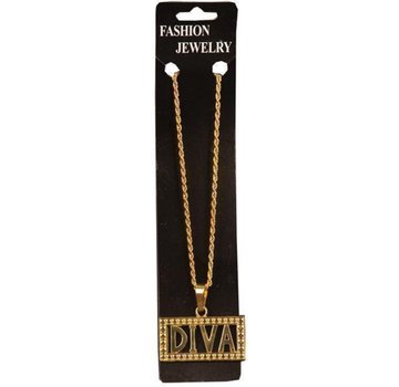 Partyline Halsketting Diva | Gouden ketting