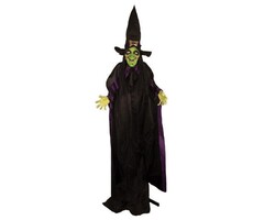 Partyline Witch 125 cm | Light and sound Halloween decoration