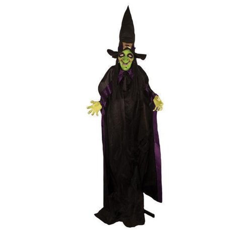 Partyline Witch 125 cm | Light and sound Halloween decoration
