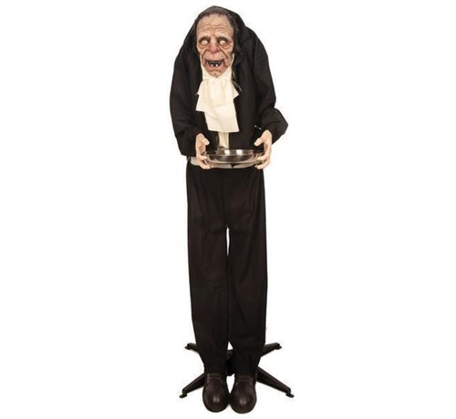 Partyline Moving old butler 150 cm | Old nasty servant Halloween deco