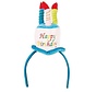 Hat Happy Birthday on diadem