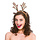 Glitter Reindeer Diadem with bells