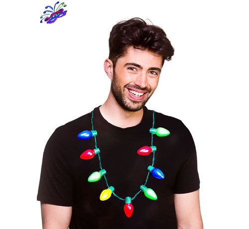 Wicked Costumes  Christmas Light Necklace - 9 LEDS